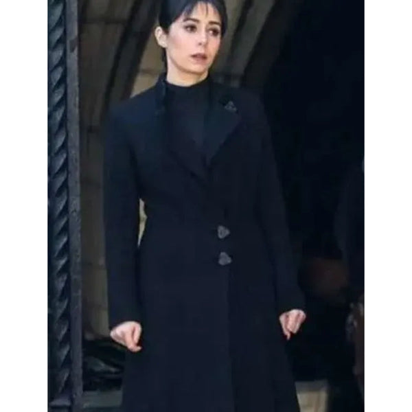 The Penguin Sofia Falcone Wool Coat