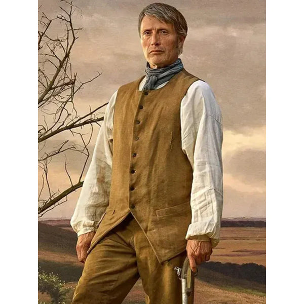 The Promised Land Mads Mikkelsen Brown Vest