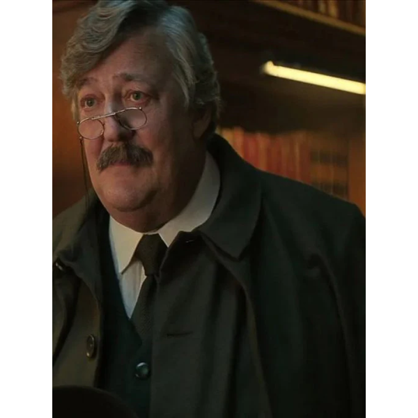 The Sandman 2022 Stephen Fry Green Trench Coat