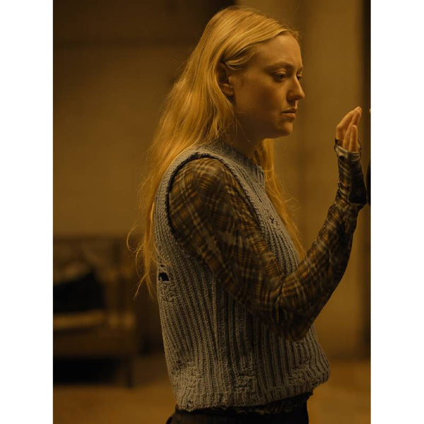 The Watchers 2024 Dakota Fanning Knitted Vest