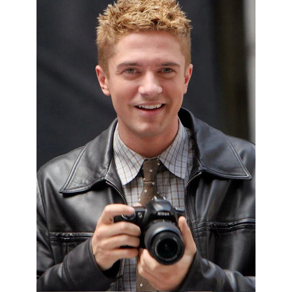 Topher Grace Spiderman 3 Leather Jacket