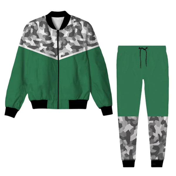 Tri Color Print Tracksuit