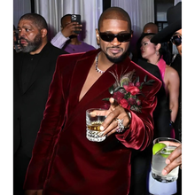 Usher Met Gala After Party Velvet Blazer