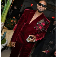 Usher Met Gala After Party Velvet Blazer