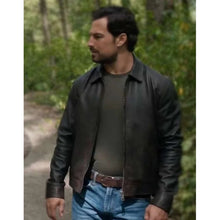 Wild Cards Cole Ellis Black Leather Jacket