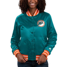 Miami Dolphins Aqua Bomber Jacket