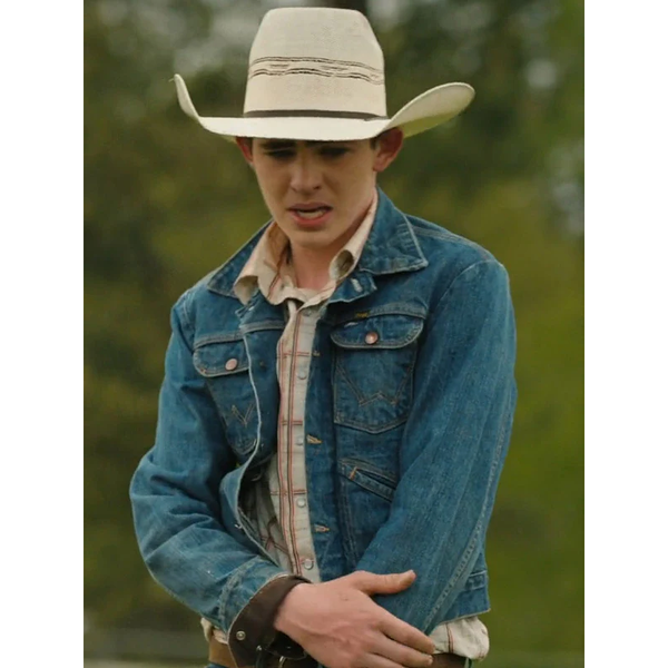 Yellowstone Season 5 Finn Little Denim Jacket