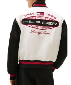 F1 The Movie Damson Idris Leather Varsity Jacket