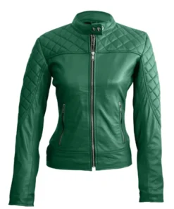 Green Biker Jacket