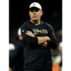 Kellen Moore Saint Sideline Long Sleeve Black Hoodie T-Shirt