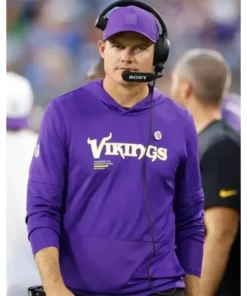 2025 Kevin O’Connell Vikings Purple Hoodie
