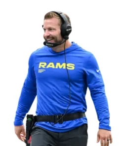 McVay Los Angeles Rams 2025 Blue Hoodie