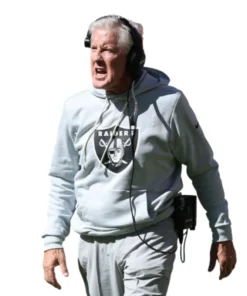 Pete Carroll Raiders Grey Hoodie