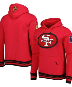 San Francisco 49ers Retro Fleece Pullover Hoodie