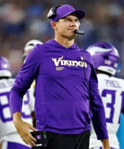 Kevin O’Connell Vikings Purple Hoodie