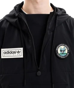 Newcastle United adidas SPZL F.C. Smock Jacket Black